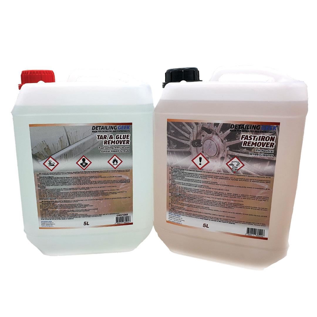 Kit pentru Decontaminare chimica Iron Remover si Tar and Glue Remover