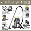 VACMASTER,Wet & Dry Dust Extractor-ASPIRATOR VACMASTER 1600W 20L INOX HEPA - GAMA PROFESIONALA