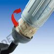 SANTOEMMA vacuum tool, with rotating brush and internal dust bag- instrument de aspirare cu perie rotativa si sac
