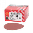 INDASA Abrasive disc without holes,75mm, P180- Disc abraziv fara gauri Rhynogrip RedLine , 75mm, P180