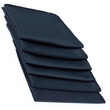 The Rag Company DIAMOND MICROFIBER GLASS AND WINDOW TOWEL - Black 41x41cm