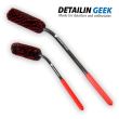 Braun Automotive Wheel Woolies® Caliper Spoke Brush 18" Red grip - Perie mare speciala pentru curatare in spatele spitelor