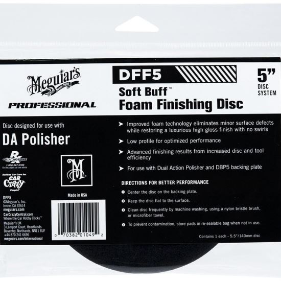 Meguiars 125 mm DA Foam Finishing Disc