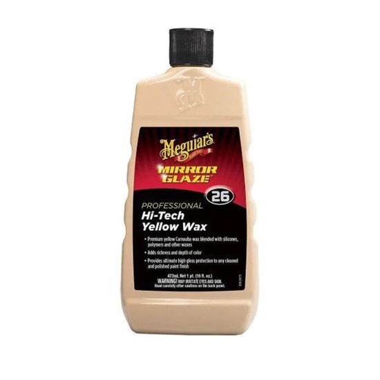 Meguiars M26 Mirror Glaze Hi-Tech Yellow Wax 473 ml