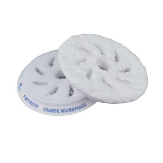 RUPES Coarse microfiber polishing pads for random orbital,WHITE- BURETE MICROFIBRA ALB DUR 80/100MM