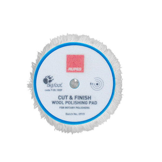 RUPES CUT & FINISH Wool Polishing Pads for Rotary-BLANA POLISARE CU INTERFATA BURETE ROTARY ,pentru masina rotativa,150MM
