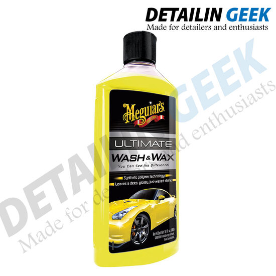 MEGUIARS Ultimate Wash & Wax Bidon de 473 ml -  Sampon Auto cu Ceara 