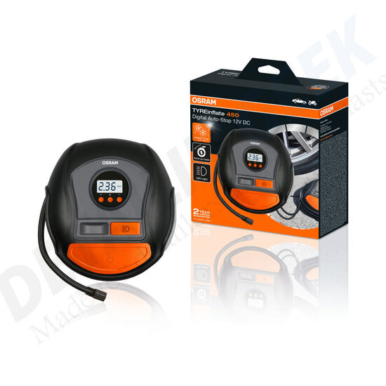  OSRAM TYREinflate 450 OTI450 -COMPRESOR DIGITAL 12V CU MANOMETRU 