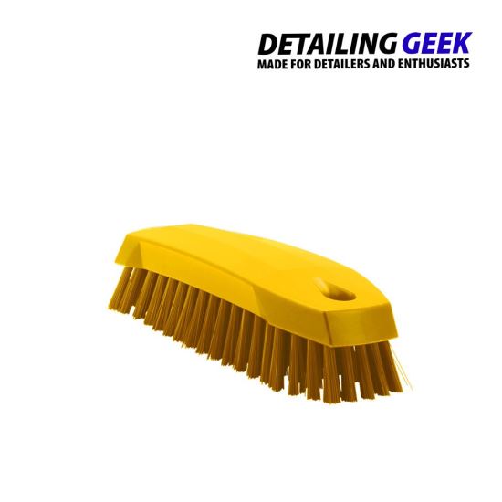 Vikan Hand Brush- Perie de mana M, peri medii, 165 mm, galbena
