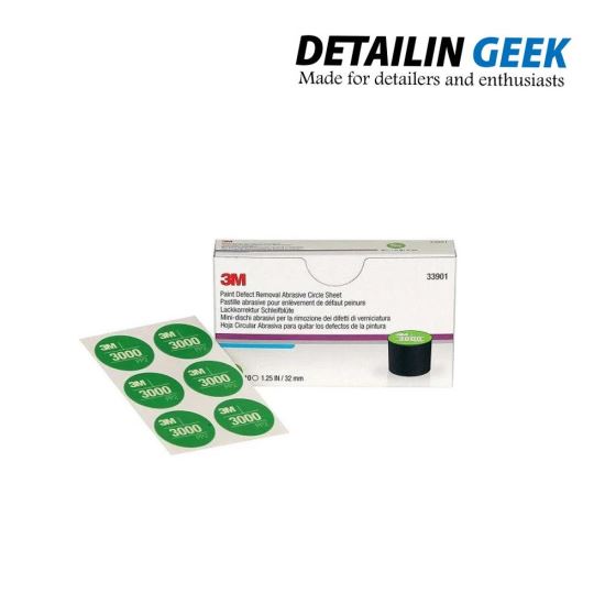 3M NBB PAINT DEFECT REMOVAL ABRASIVE CIRCLE SHEET P3000 (10 SHEETS/BOX)- Disc Abraziv 3M