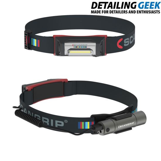 SCANGRIP I-MATCH 3 - Lanterna de cap pentru detailing, 5 temperaturi lumina 250 lumeni