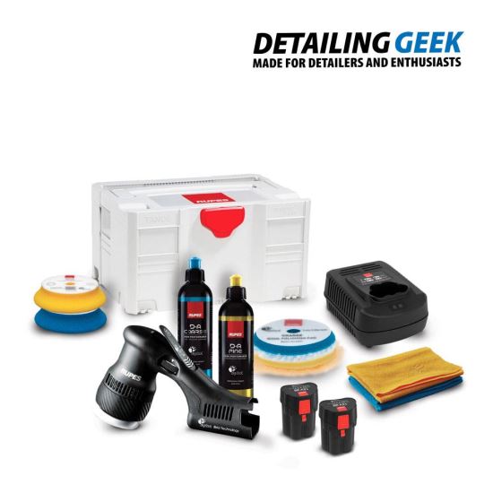 RUPES BIGFOOT HLR75/BETA MINI iBRID POLISHER KIT-KIT POLISARE DELUXE I-BRID HLR 75  - Masina de polisat de 75mm
