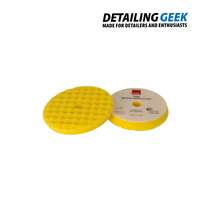 WAFFLE FINE POLISHING FOAM PAD FOR ROTARY POLISHERS,90MM-Burete polisare valurit FINE pentru masina rotativa