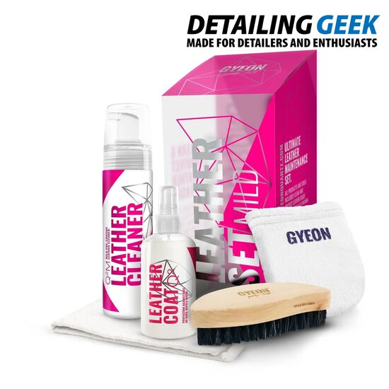 Gyeon Q2M Leather Set Mild, 200ml- Kit complet de curatare mediu si protectie piele