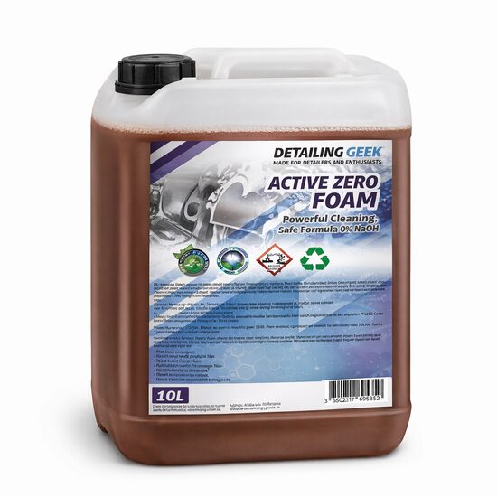 Detailing Geek Active Zero Foam 10L - Spuma fara NaOH pentru prespalare, degreare si curatare jante