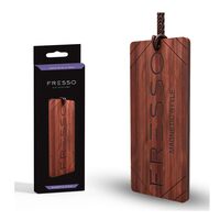 FRESSO Magnetic Style with wooden hanger - Parfum auto cu miros de prune si bergamota cu accente florale