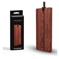 FRESSO Signature Man with wooden hanger - Parfum auto cu miros de trandafir brazilian, mosc si vetiver