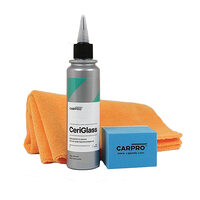 CAR PRO CeriGlass KIT - Kit  manual de polisare pentru sticla