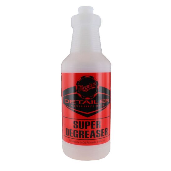 MEGUIARS SUPER DEGREASER EMPTY BOTTLE 0.945 LTR-Recipient Plastic 