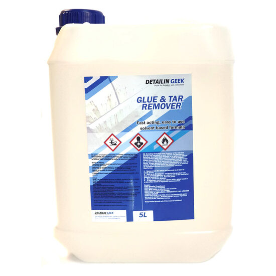 Detailing Geek Tar and Glue Remover 5L - Solutie decontaminare chimica, bitum, uleiuri, rasini, adeziv