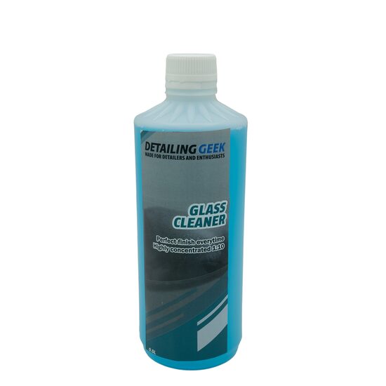 Detailing Geek GLASS CLEANER CONCENTRAT 1 :10, bidon 500 ml - Solutie concentrata de curatare geamuri, crom si suprafete lacuite interior