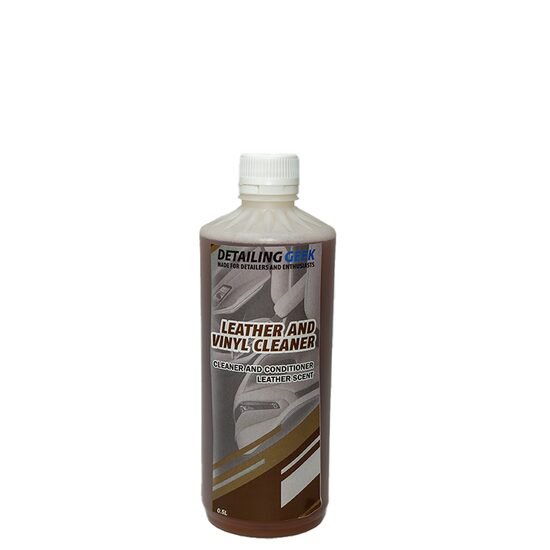 Detailing Geek Leather and Vinyl Cleaner 0.5L - Leather Scent - Solutie de curatare piele si vinilin