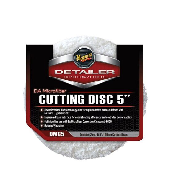 Meguiars DA Microfiber Cutting Pad 5" (2pcs) - Paduri de microfibra de taiere diametru de 125 mm
