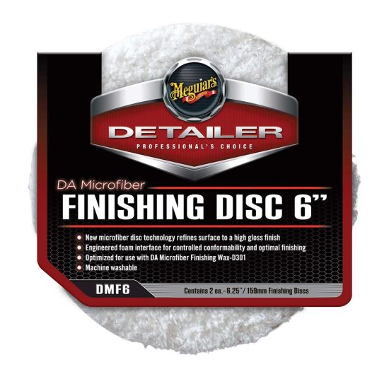 Meguiars DA Microfiber Finishing Pad 6" (2 pack) - Paduri de microfibra de finisare diametru de 150 mm
