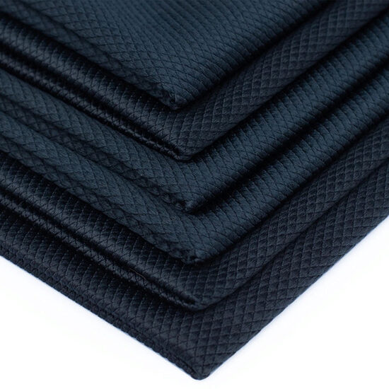 The Rag Company DIAMOND MICROFIBER GLASS AND WINDOW TOWEL - Black 41x41cm