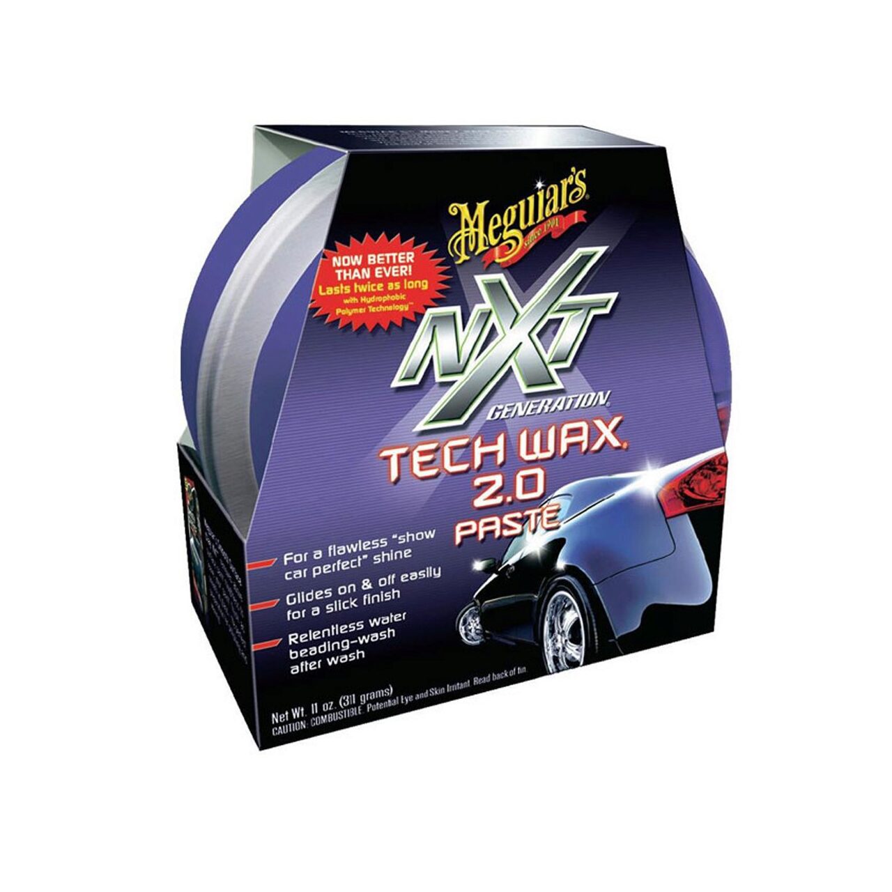 ⭐︎megu ⭐︎ G12711 MEGUIARS NXT Generation Tech Paste Wax 2.0 11 oz / 311 g