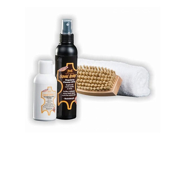 Gliptone - Bright coloured leathers upholstery kit GT15 (150ml) & GT13 (100ml)  - Kit de curatare pentru piele culoare deschisa