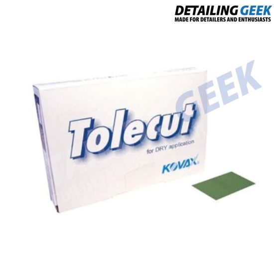KOVAX TOLE CUT GREEN K2000 29X35 mm 25buc - Coli abrazive pentru slefuire manuala cu granulatie de 2000