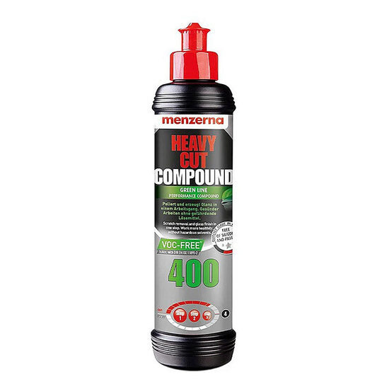 MENZERNA Heavy Cut Compound 400 GREEN LINE 250ml - Pasta agresiva de taiere fara solventi periculosi