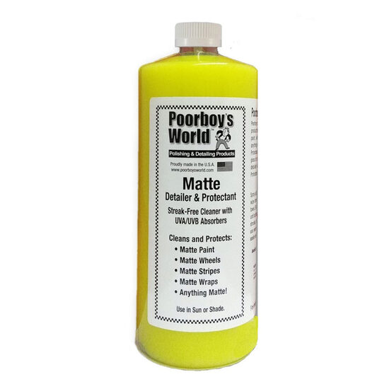 POORBOY'S WORLD Matte Cleaner and Protectant 946 ml - Solutie de curatare cu inhibitori UV pentru vopsea mata
