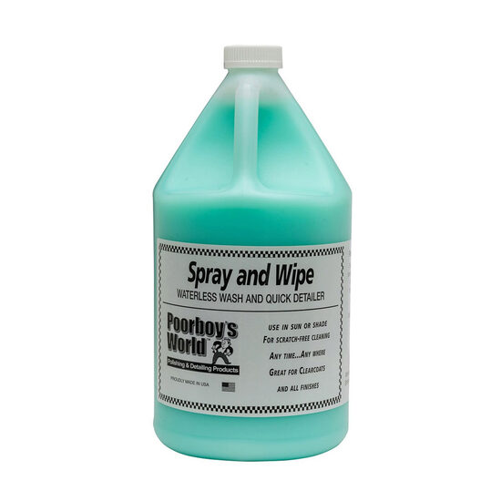 POORBOY'S WORLD Spray & Wipe Waterless Wash 3784 ml - Solutie de spalare fara clatire
