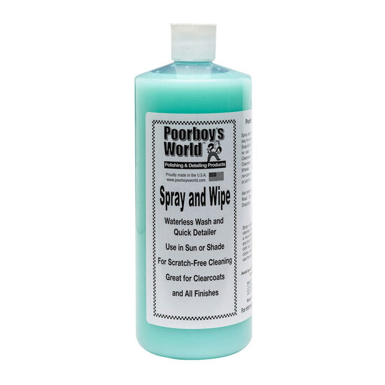 POORBOY'S WORLD Spray & Wipe Waterless Wash 946ml - Solutie de spalare fara clatire