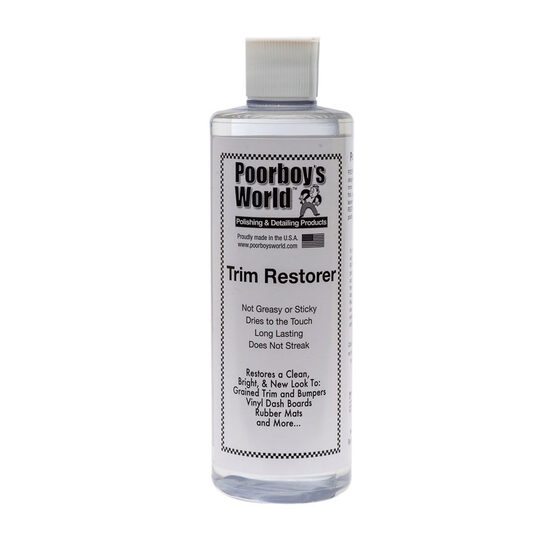 POORBOY'S WORLD Trim Restorer 473ml - Solutie de restaurare si protectie pentru plastice