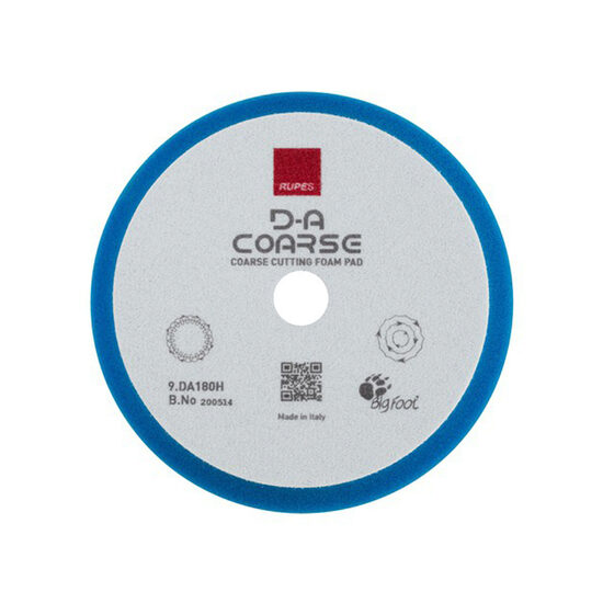 RUPES High Performance Coarse Cutting Foam Pad -BURETE AGRESIV DE POLISARE  (ALBASTRU) 80/100MM