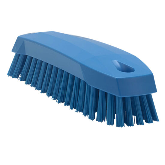 Vikan Hand Brush- Perie de mana, peri medii, 165 mm, albastra