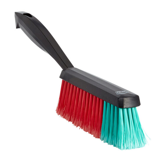 Vikan Transport handbrush 330mm sim, soft -Perie maner scurt 330 mm, peri moi, neagra