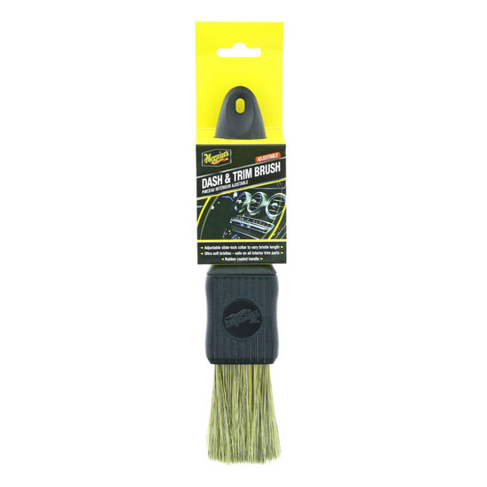 Meguiars Adjustable Dash & Interior Trim Detailing Brush - Pensula ajunstabila din par natural pentru interior