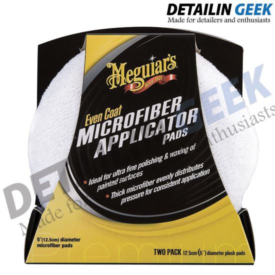 Meguiars Even Coat 125 mm Applicator Pads (2 Pack)-Set 2 Aplicatoare Microfibra